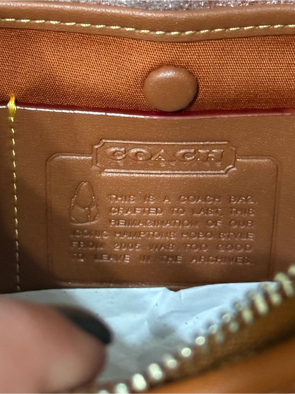 NWT Coach Crystal Signature Jacquard Hamptons Shoulder Bag - Picture 12 of 12